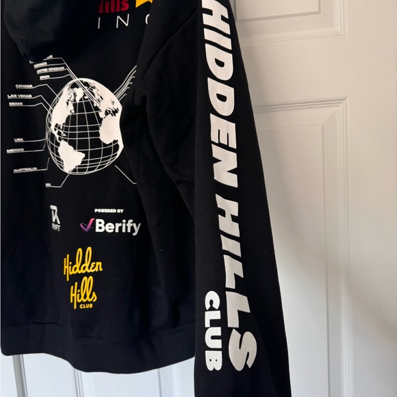 NWOT Men’s Black Hidden Hills Hoodie Size XL - Picture 6 of 7